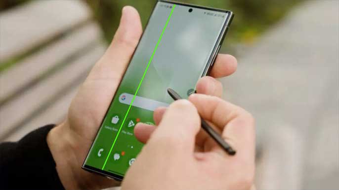 Green line issue on phone screen: What is it, and how to fix it?